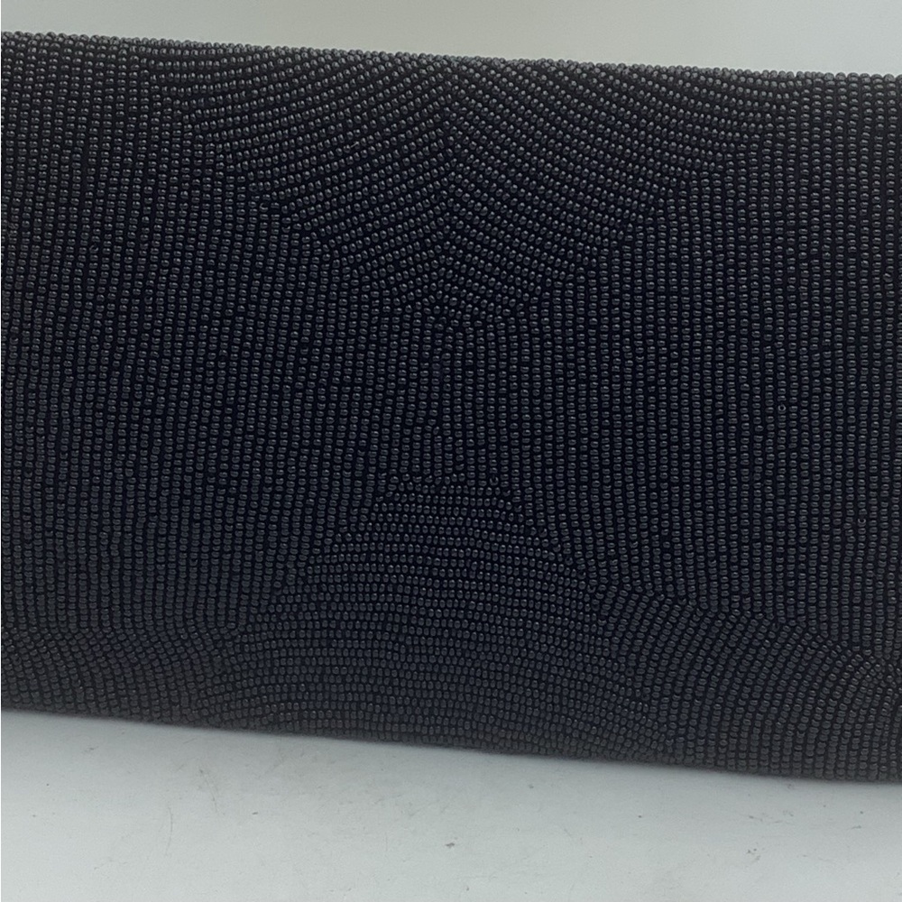 Vintage Vivant by Sarne Hand Made Black Beaded Evening Bag - Picture 4 of 8